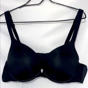 Cacique Black BOOST PLUNGE SIZE 44B Full Coverage Bra with Adjustable Straps